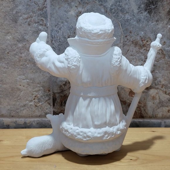 VTG Ready to Paint  Ceramic Santa Claus Bisque 1998 - Picture 3 of 12